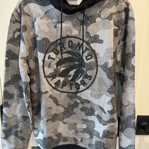 Hugo Boss Black & Gray Camouflage Toronto Raptors Pullover Hoodie